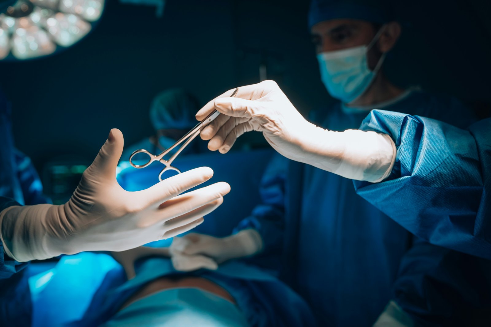 Cardio-thoracic surgery procedure in progress